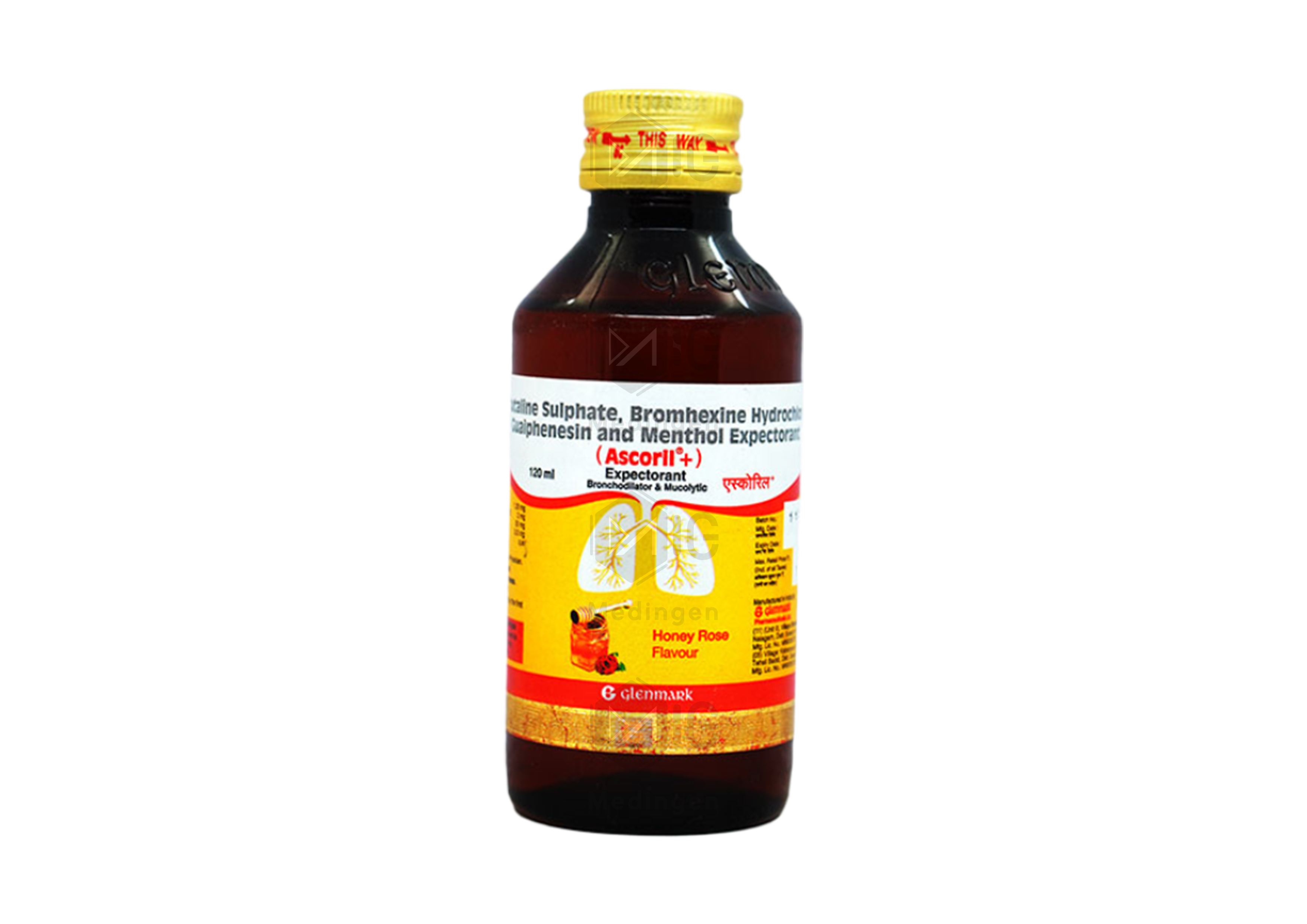 ASCORIL PLUS SYRUP HONEY ROSE